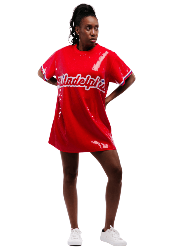 Philidelphia Baseball Sequin Dress - SEQUIN FANS