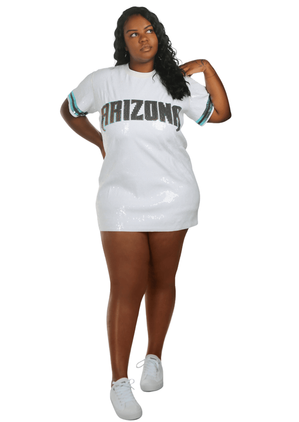 Arizona Baseball Sequin Dress - SEQUIN FANS