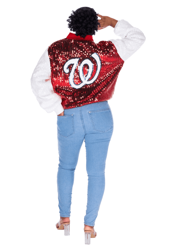 Washington Baseball Sequin Jacket - SEQUIN FANS