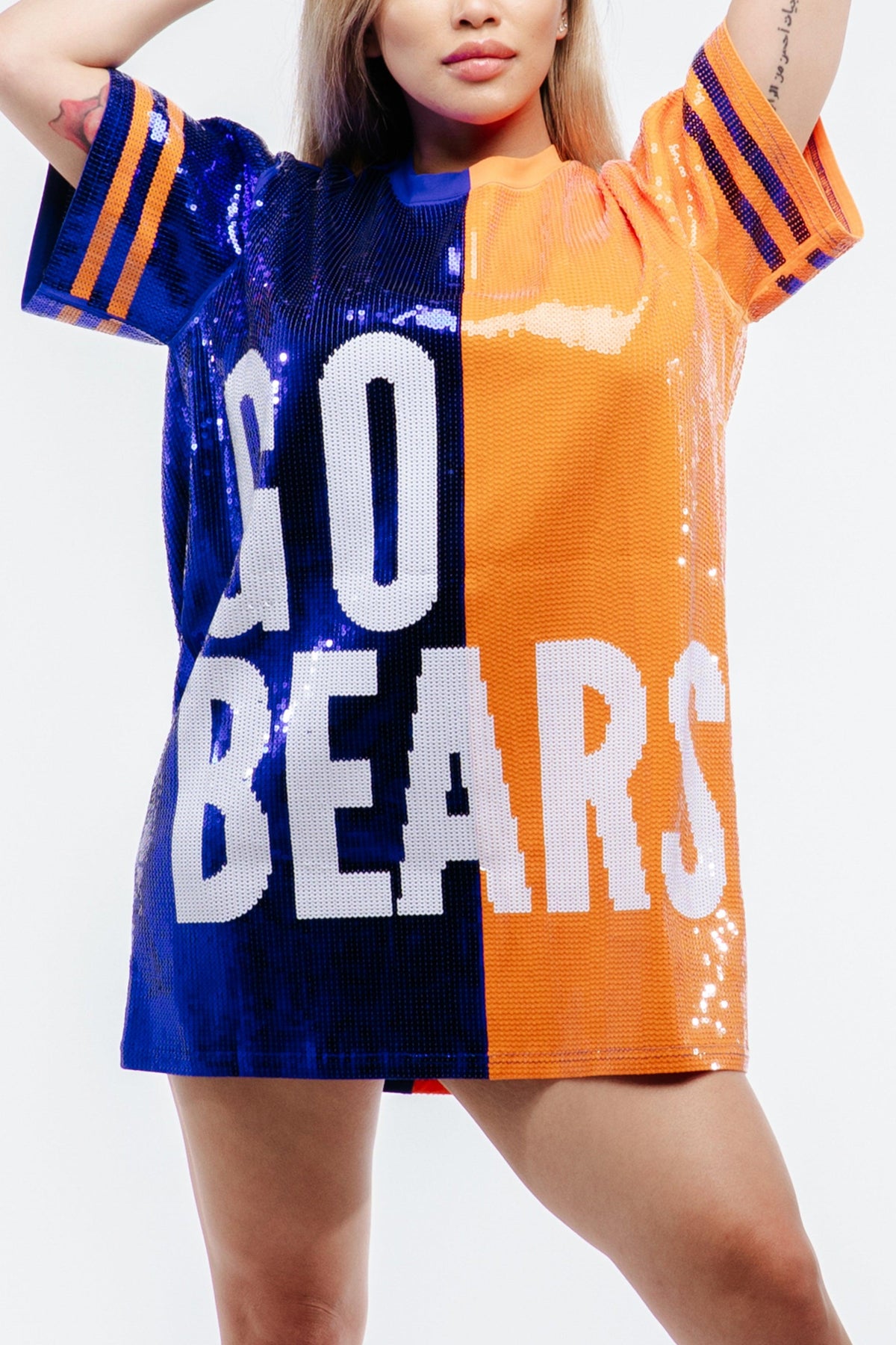 Chicago Football Sequin Dress - SEQUIN FANS