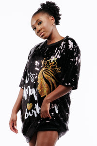 It's My Birthday Queen Sequin Dress - SEQUIN FANS