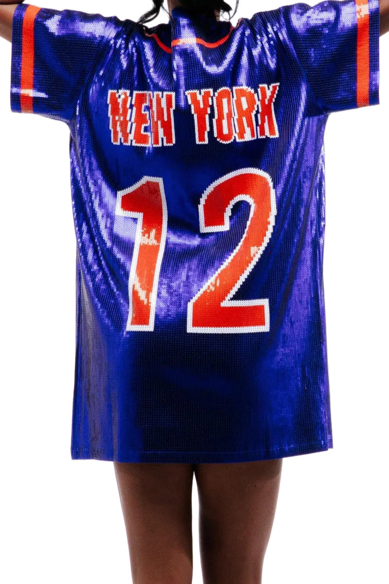 New York Baseball Sequin Dress New York Baseball Sequin Dress