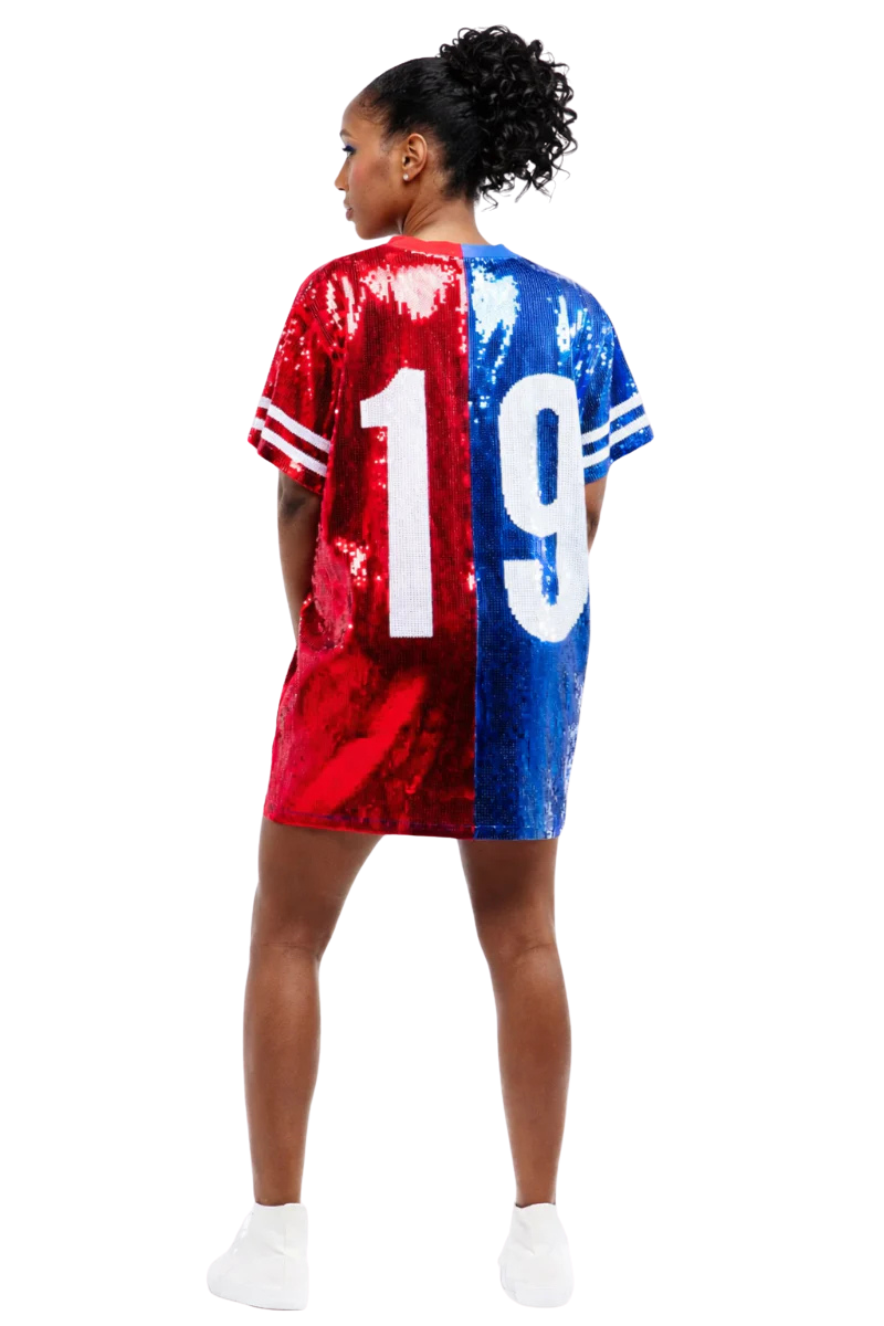 buffalo bills sequin dress Buffalo Bills Sequin Dress