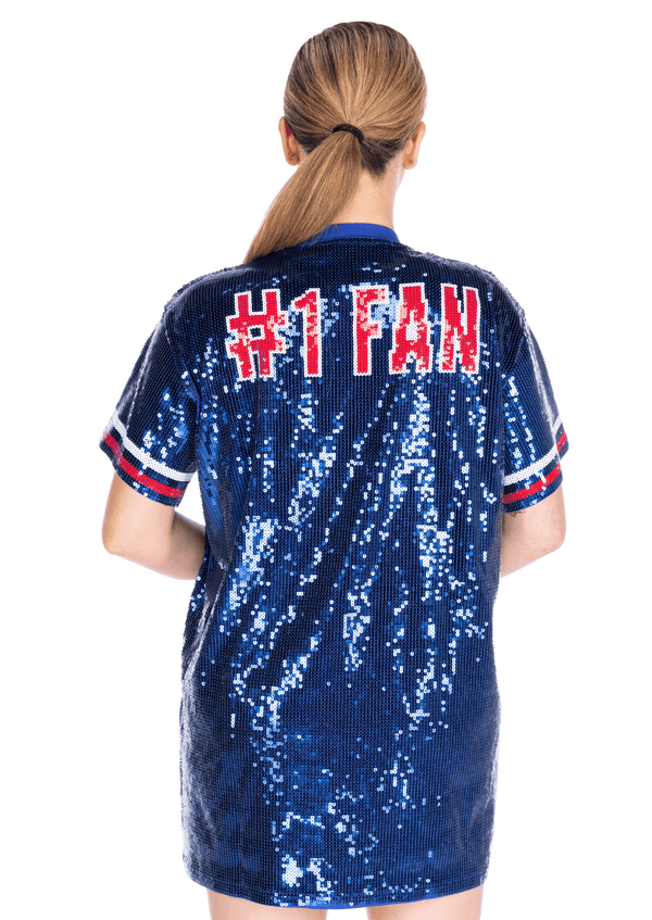 Texas Baseball Sequin Dress - SEQUIN FANS
