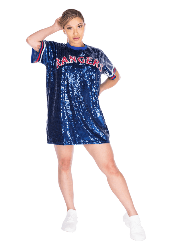 Texas Baseball Sequin Dress - SEQUIN FANS