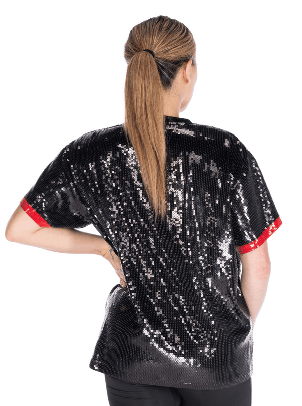 Cincinnati Baseball Sequin Shirt - SEQUIN FANS