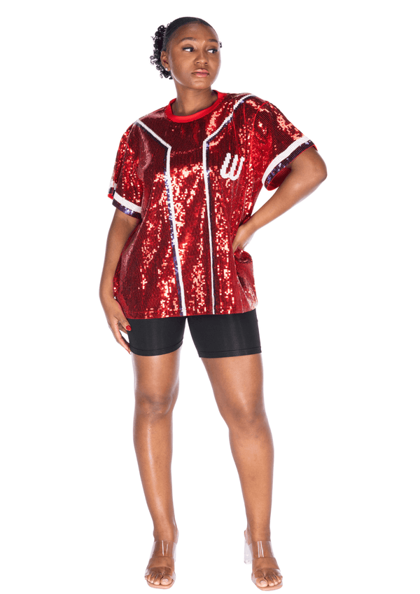 Washington Baseball Sequin Shirt - SEQUIN FANS