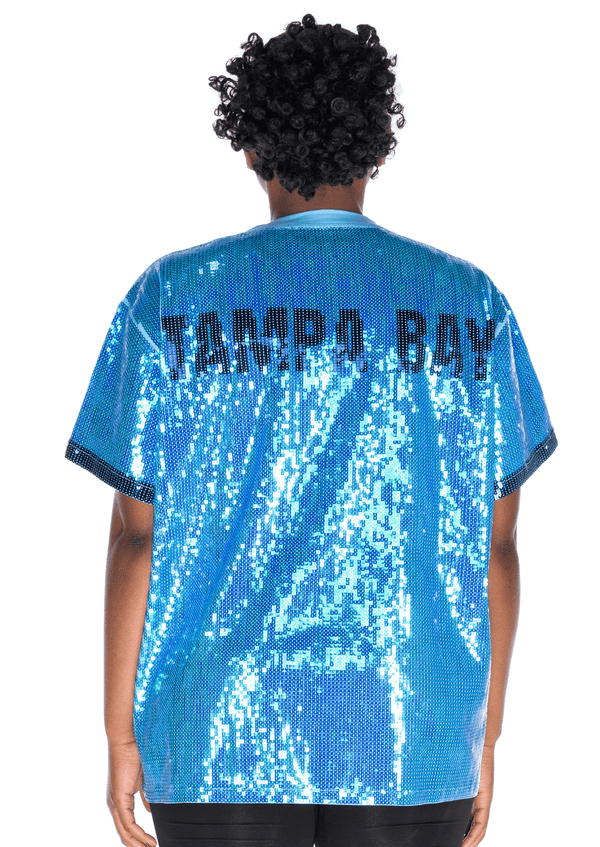 Tampa Bay Baseball Sequin Shirt - SEQUIN FANS