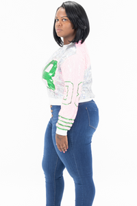 08 Sequin Jacket -Silver