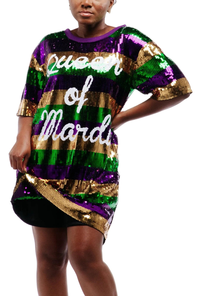 Queen of Mardi Gras Sequin Dress Queen of Mardi Gras Sequin Dress