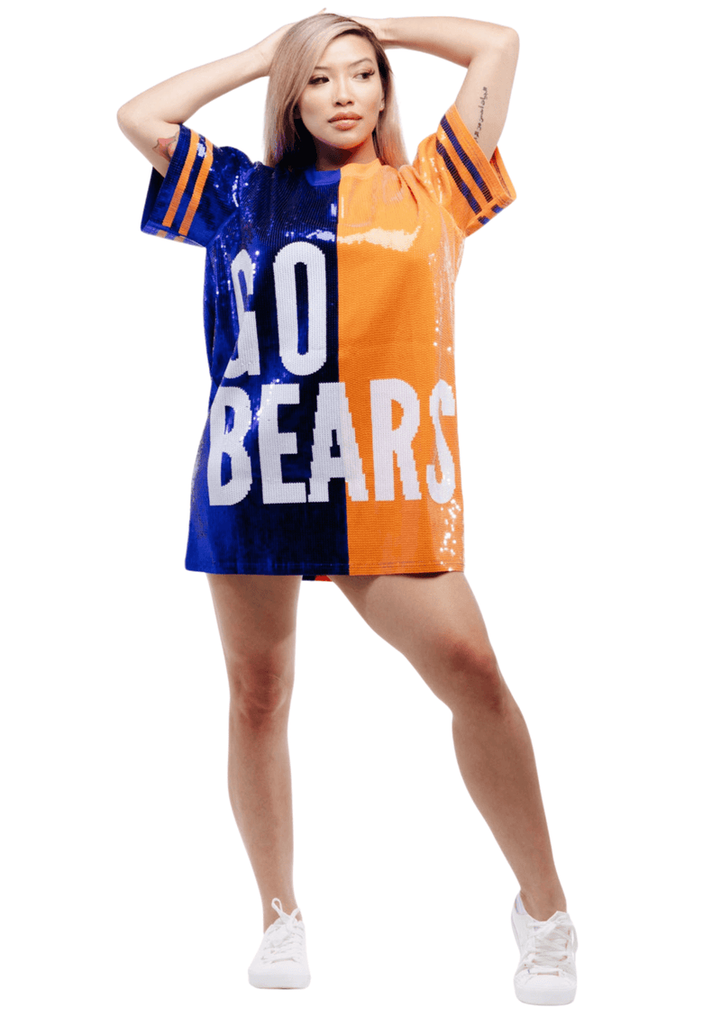 Chicago Football Sequin Dress - SEQUIN FANS