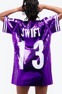 SWIFT Eras Tour Dress - Purple - SEQUIN FANS