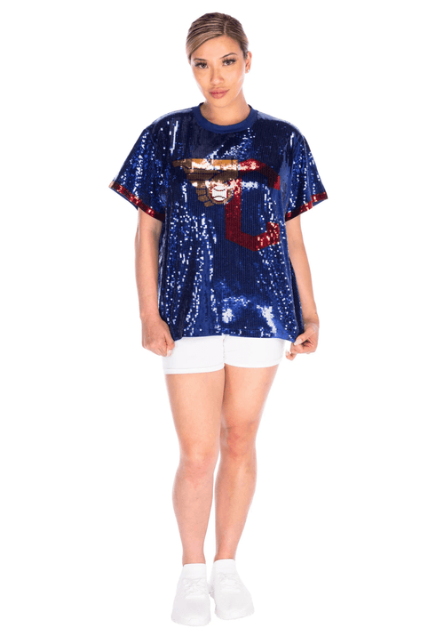 Cleveland Baseball Sequin Shirt - SEQUIN FANS