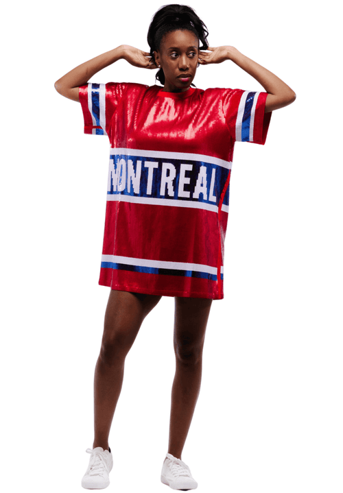 Montreal Hockey Sequin Dress - SEQUIN FANS