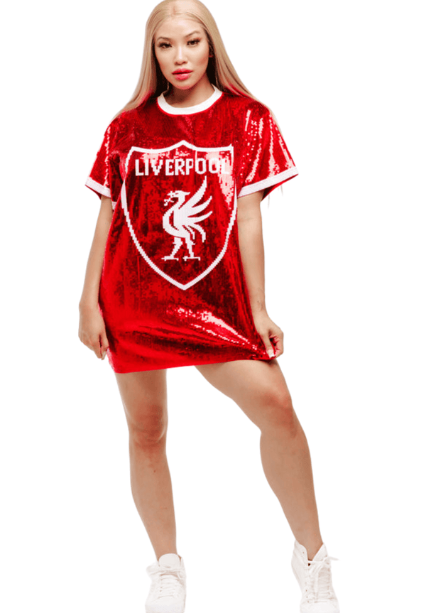 Liverpool Football Sequin Dress - SEQUIN FANS