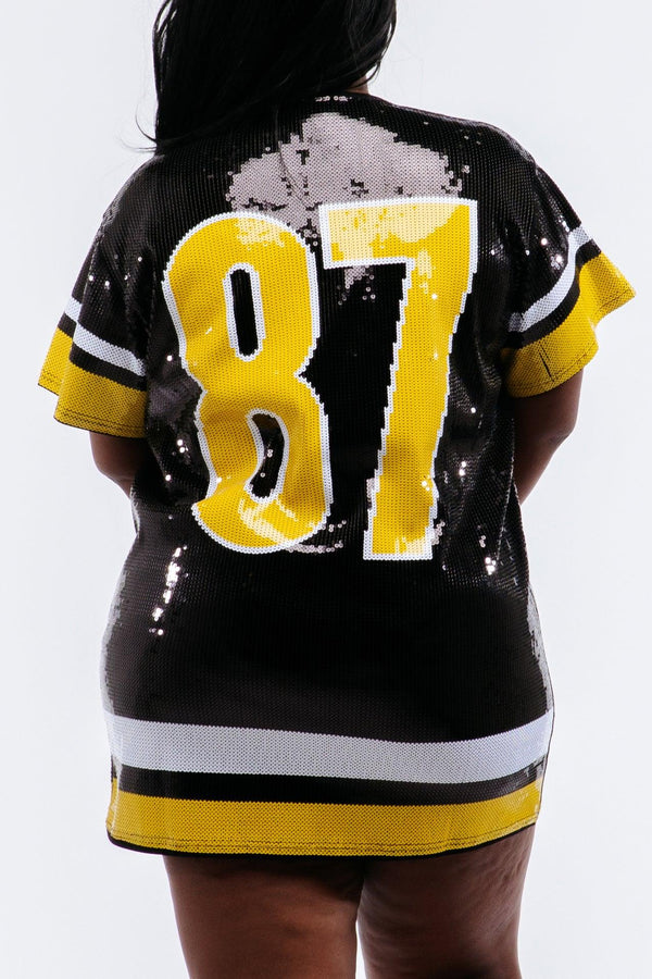 Pittsburgh Hockey Sequin Dress - SEQUIN FANS