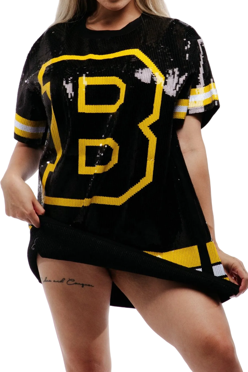 Boston Hockey Sequin Dress