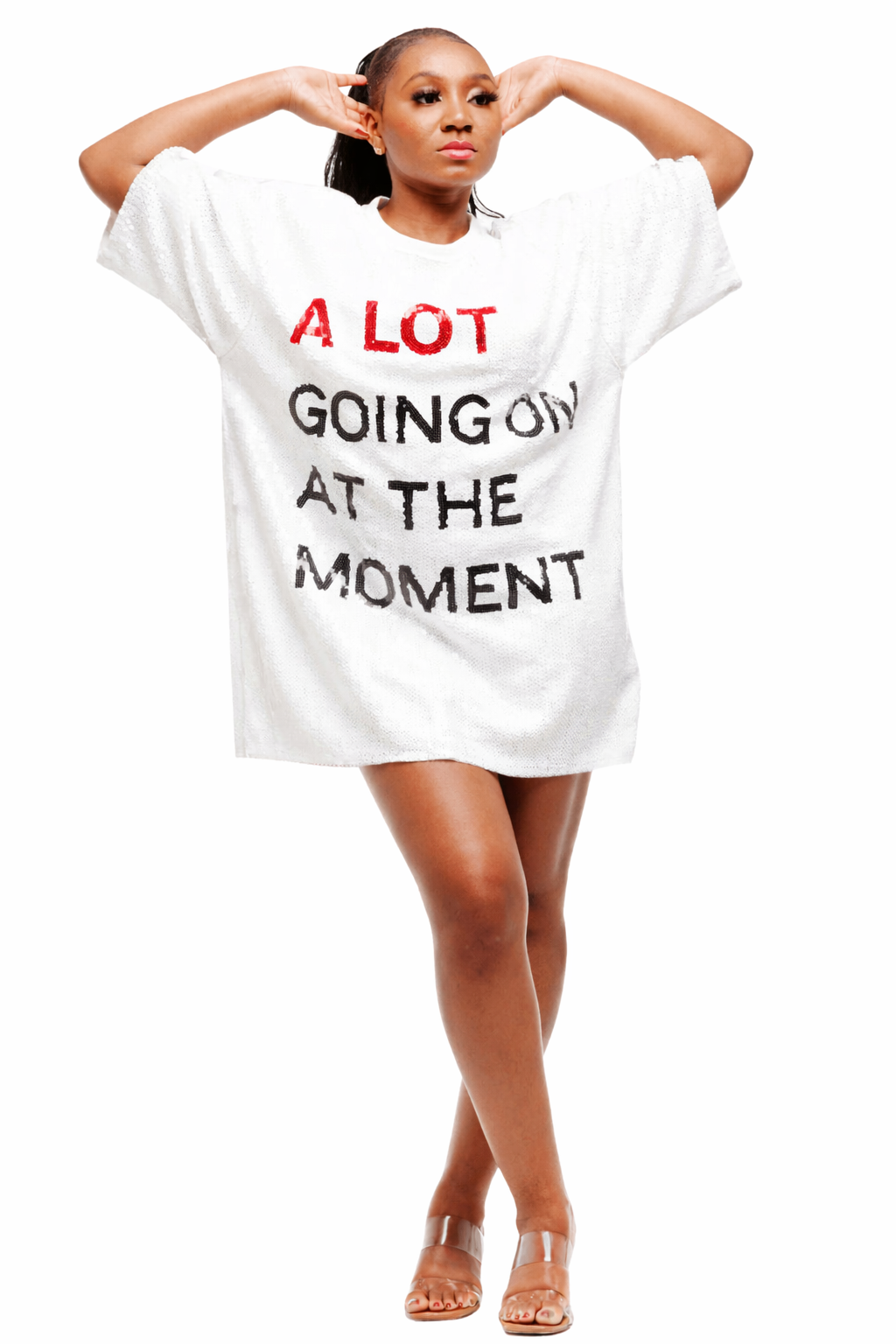 A lot Going On at The Moment Sequin Dress