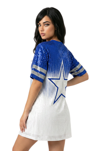 Dallas Ombre Sequin Dress