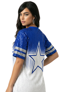 Dallas Ombre Sequin Dress