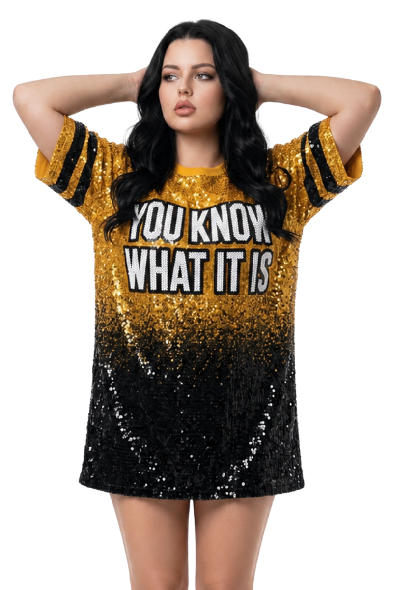 Pittsburgh Ombre Sequin Dress