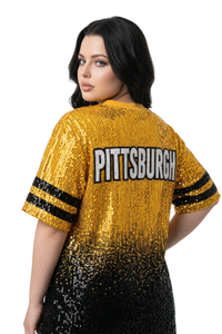 Pittsburgh Ombre Sequin Dress
