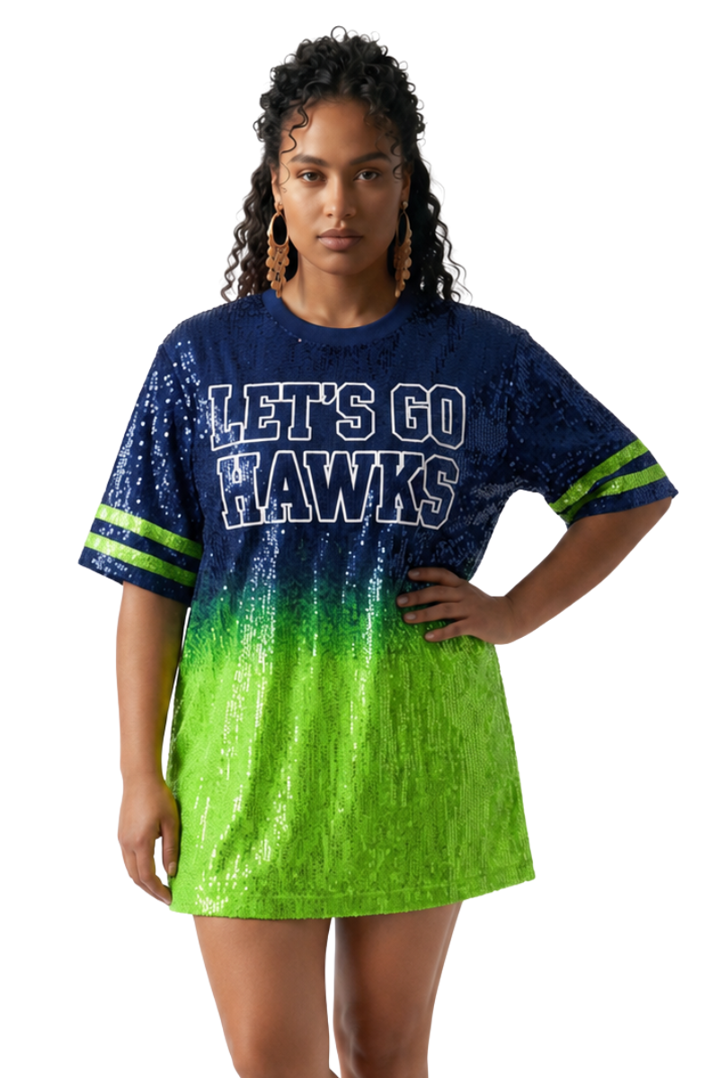 Seattle Ombre Sequin Dress