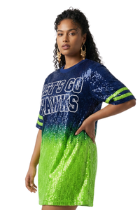Seattle Ombre Sequin Dress