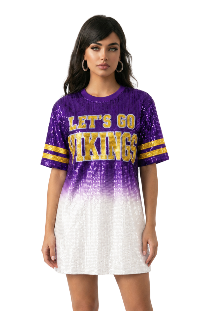 Minnesota Ombre Sequin Dress