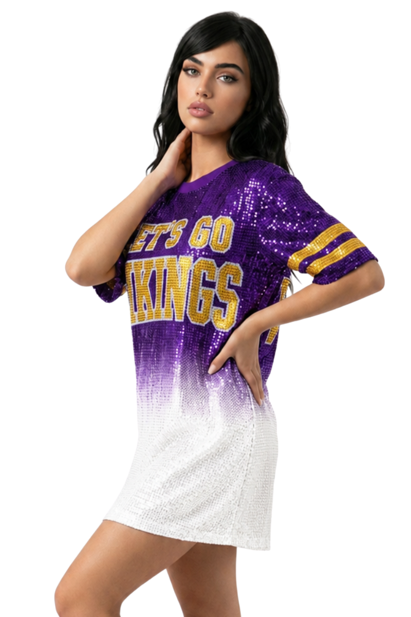 Minnesota Ombre Sequin Dress