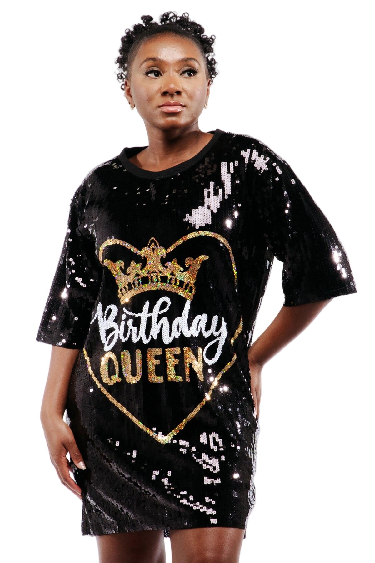 Birthday Queen Heart Sequin Dress – SEQUIN FANS