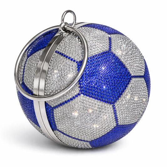 Crystal Soccer Clutch