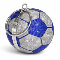 Crystal Soccer Clutch