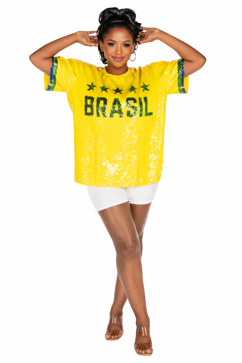Brazil Sequin Shirt