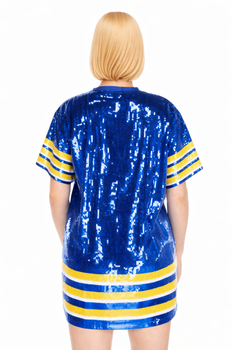 Buffalo Hockey Sequin Dress