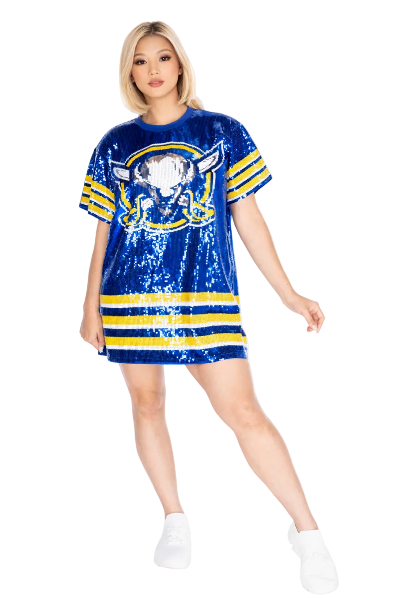 Buffalo Hockey Sequin Dress