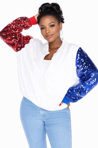 Buffalo Football Sequin Jacket