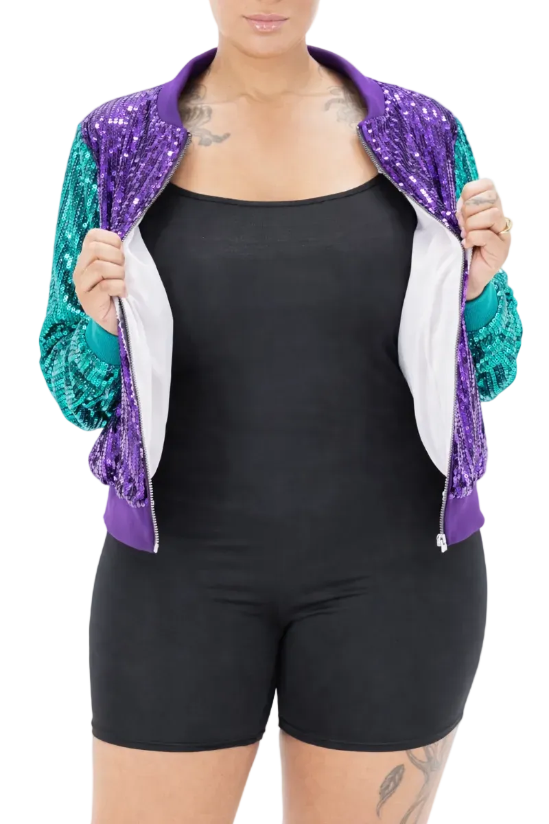 Charlotte Basketball Sequin Jacket