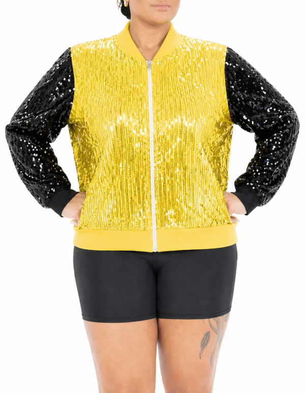 Boston Hockey Sequin Jacket