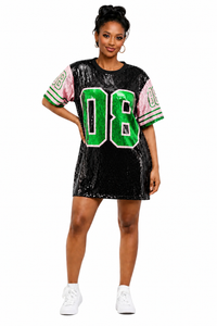 08 Sequin Dress -Black