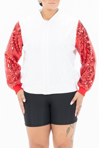 Detroit Hockey Sequin Jacket
