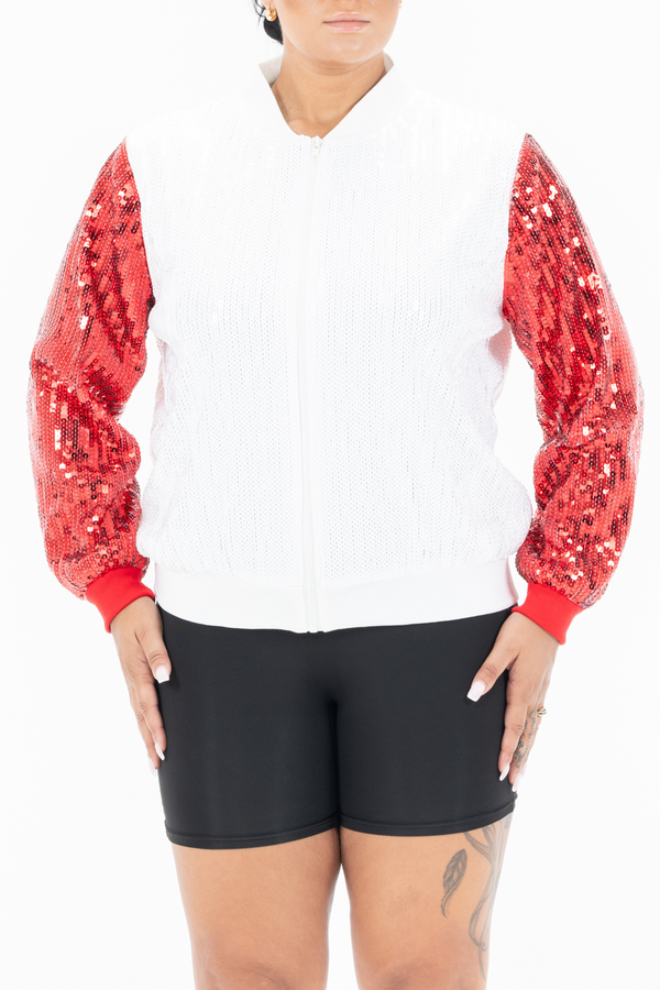 Detroit Hockey Sequin Jacket
