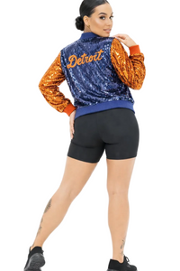Detroit Baseball Sequin Jacket