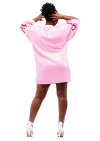 drunk birthday dress Sequin Dress Shirt | Drunk Sequins Shirt Dress