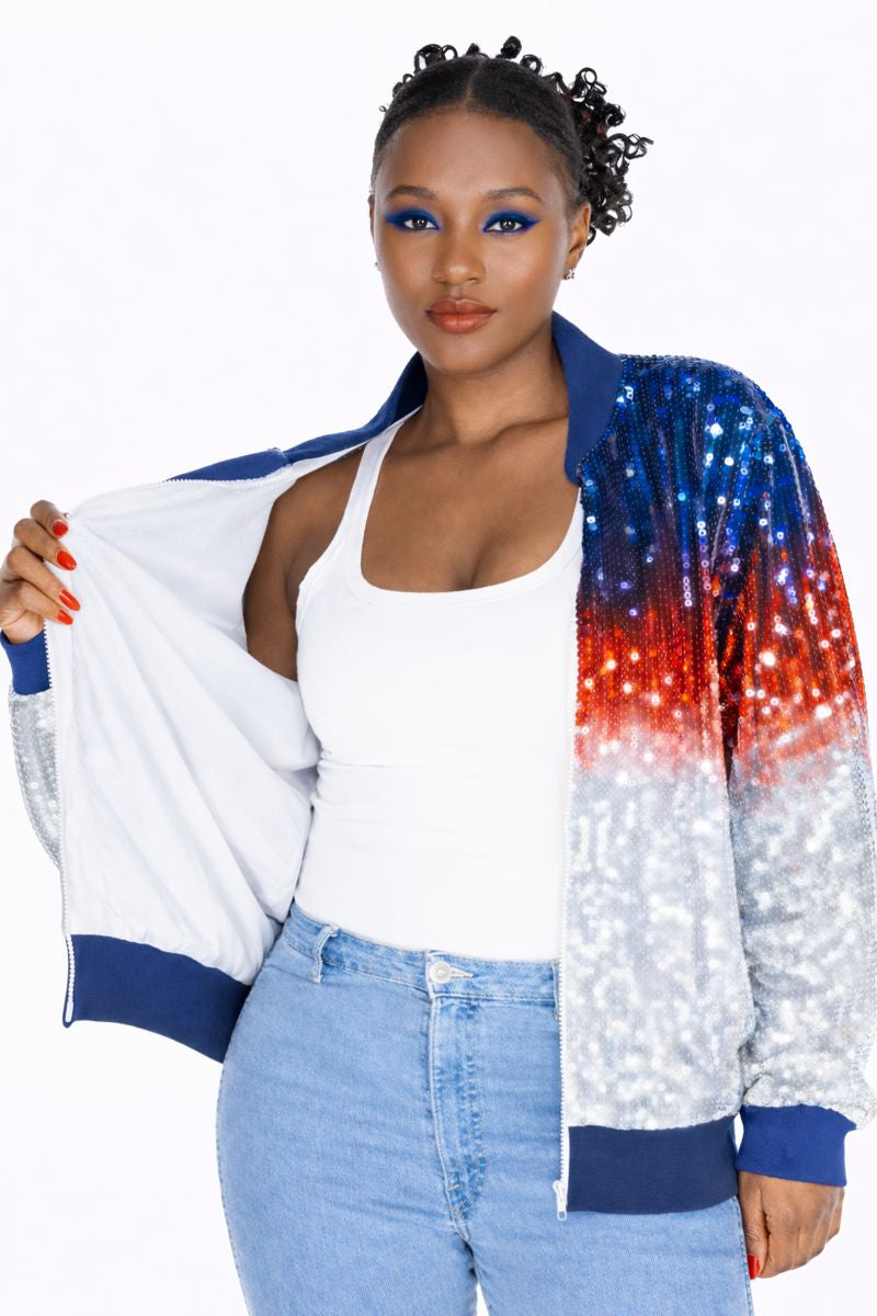 England Sequin Jacket
