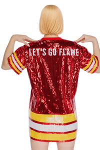Calgary Hockey Sequin Dress