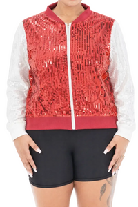 Houston College Sequin Jacket