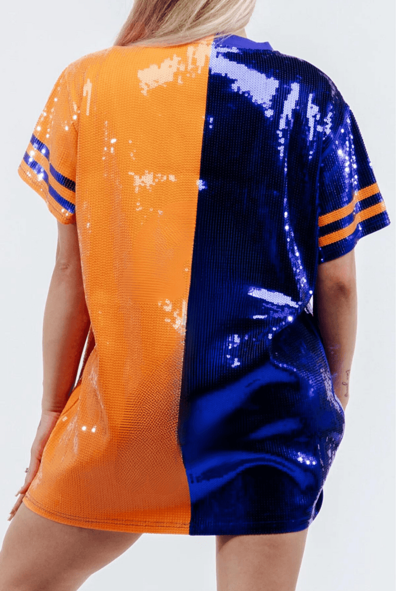 Chicago Football Sequin Dress - SEQUIN FANS