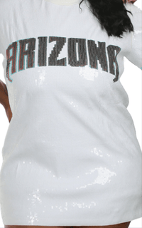 Arizona Baseball Sequin Dress - SEQUIN FANS