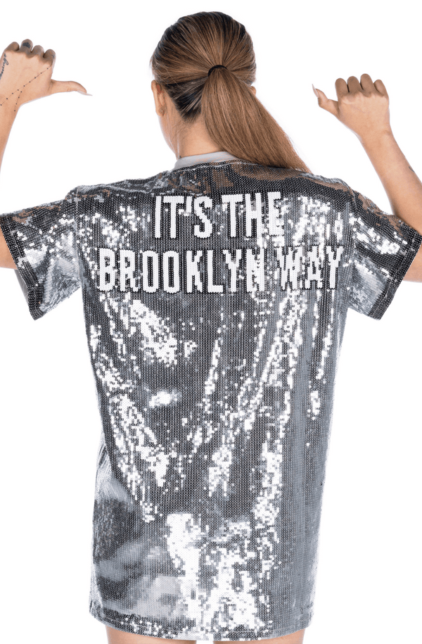 Brooklyn Basketball Sequin Dress - SEQUIN FANS